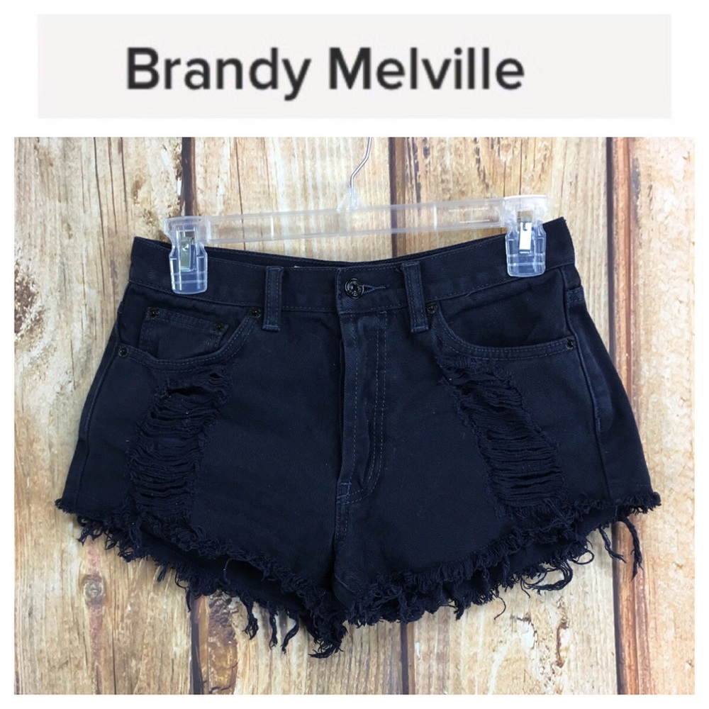 💸BRANDY MELVILLE Destroyed cutoff shorts size 26